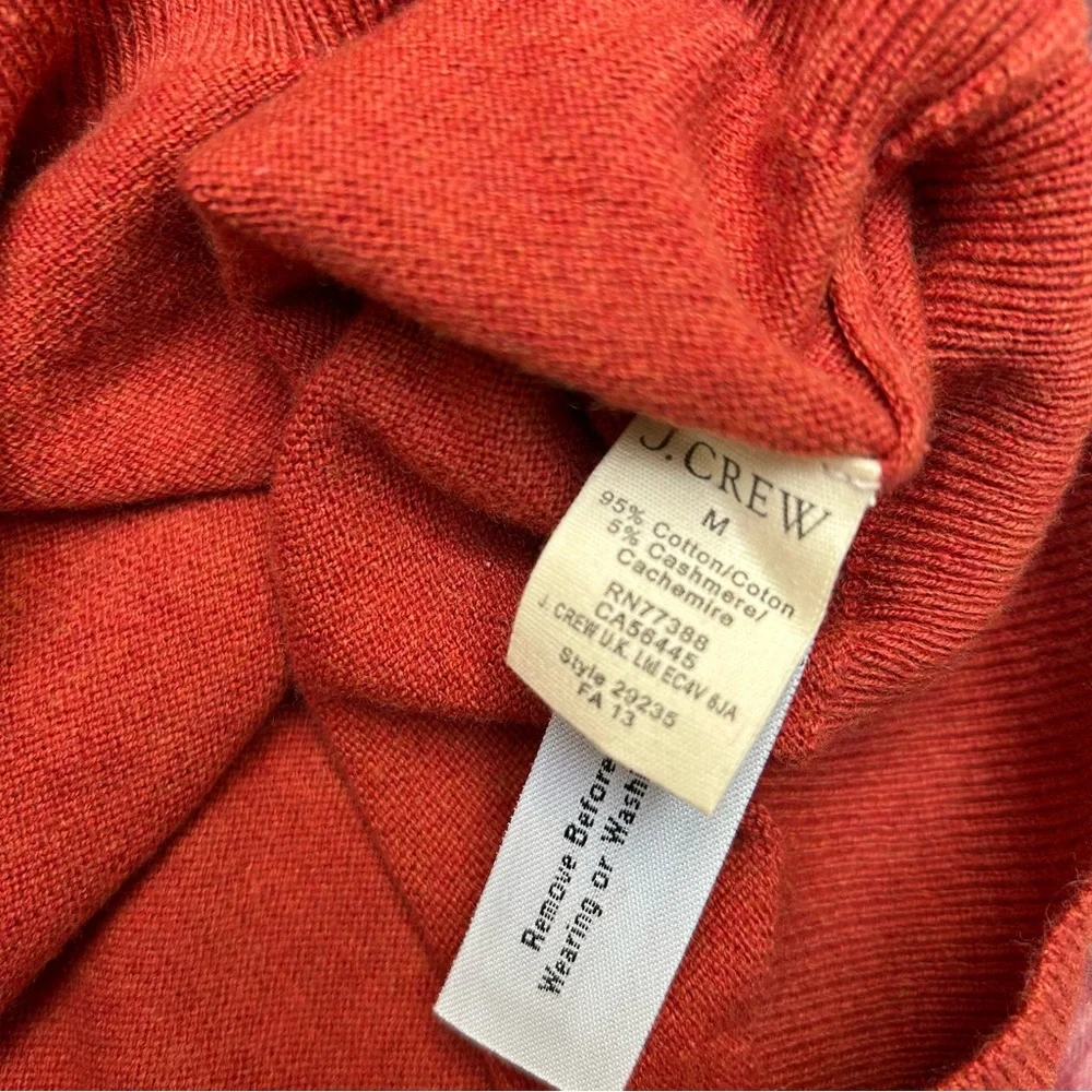NWT J Crew Cashmere Blend V-Neck Sweater